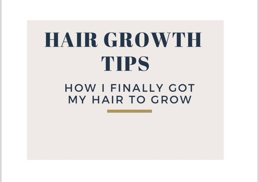 How I grew my hair out after years of struggling to grow it.